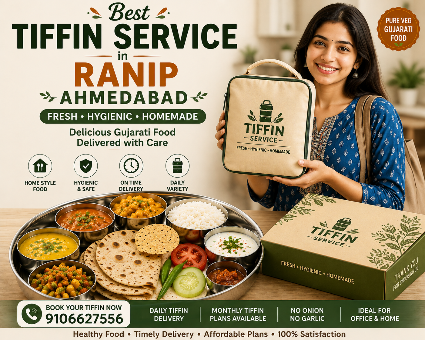 Best Tiffin Service in Ranip Ahmedabad