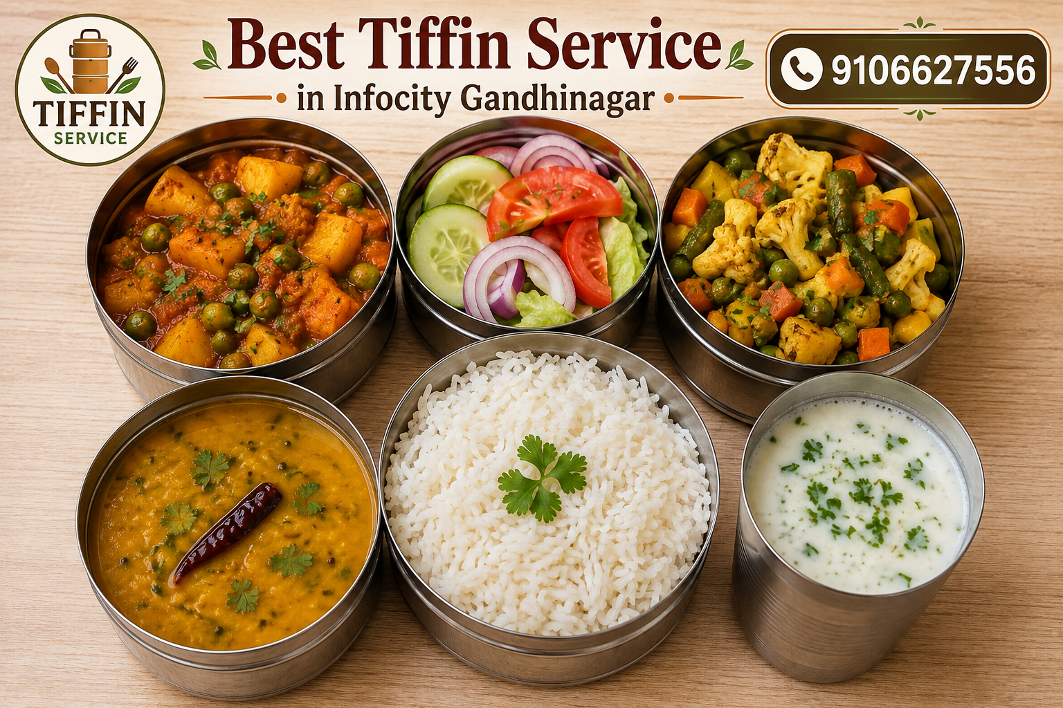 Best Tiffin Service in Infocity Gandhinagar